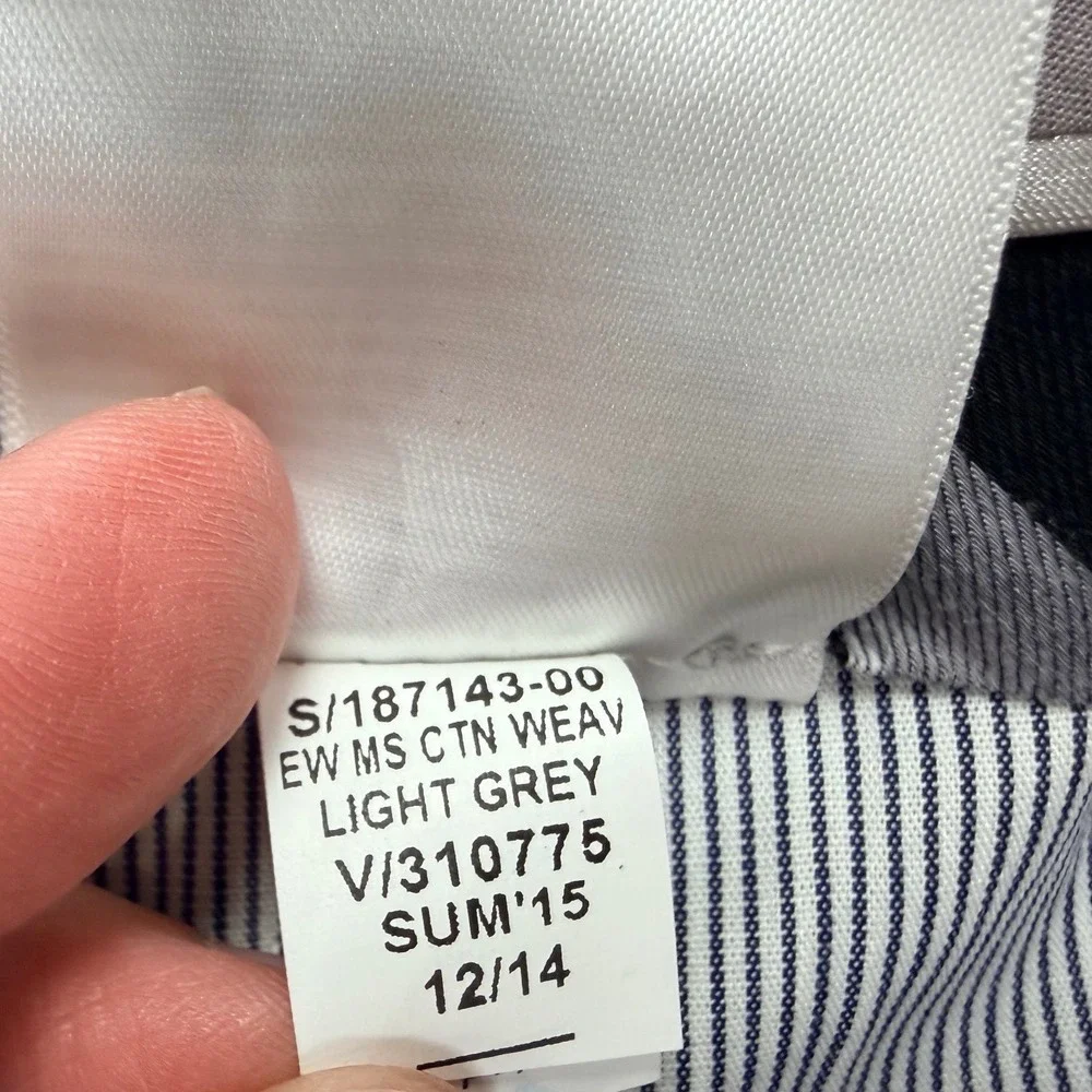 Banana Republic Dress Pants Mens 33x32 Light Grey Excellent Modern Slim Fit‎